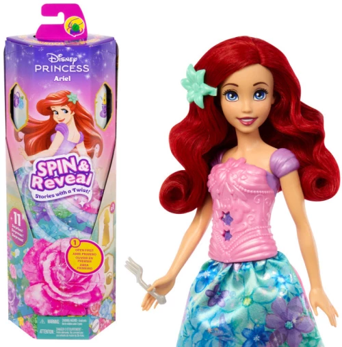 DISNEY PRINCESS SPIN AND REVEAL ARIEL- HTV88