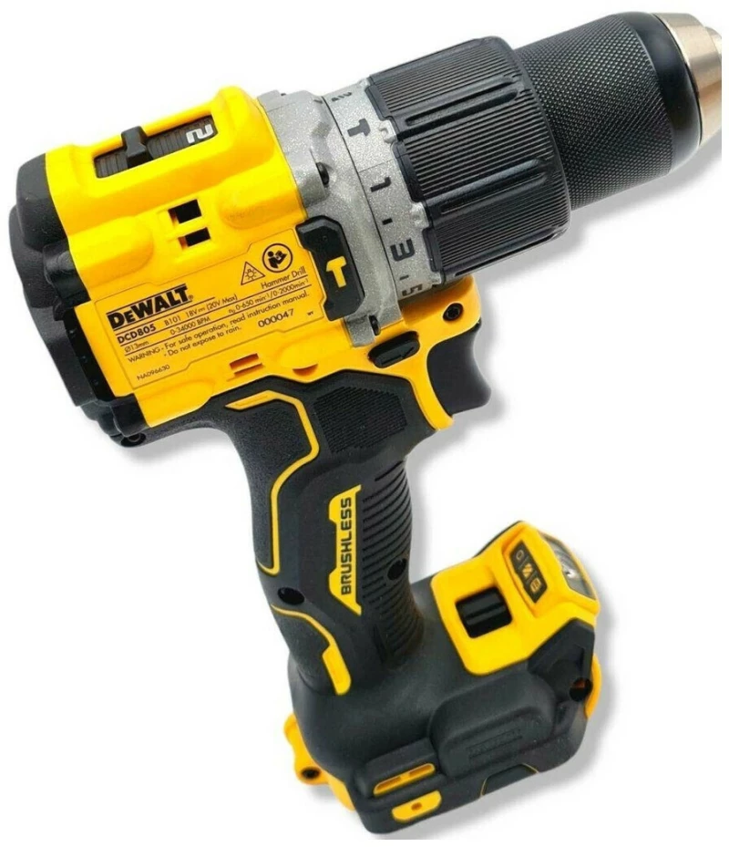 DeWalt DCD805NT  Κρουστικό Δραπανοκατσάβιδο 18V Solo με βαλίτσα μεταφοράς TSTAK