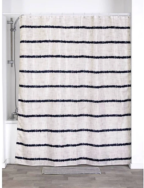 Κουρτίνα μπάνιου Polyester 180Χ200 manureva stripes