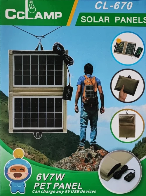 Κιτ Φορτιστής Κινητού Τηλεφώνου CCLamp CL-670 7W Solar