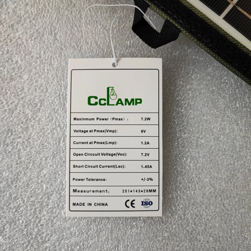 Κιτ Φορτιστής Κινητού Τηλεφώνου CCLamp CL-670 7W Solar