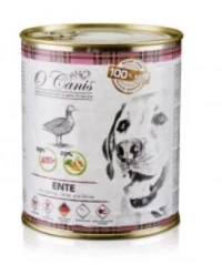 O'CANIS canned dog food- wet food- duck, millet and carrots - 400 g