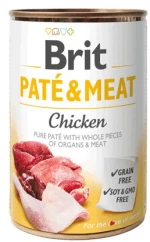 BRIT Pat & Meat with Chicken - wet dog food - 400g