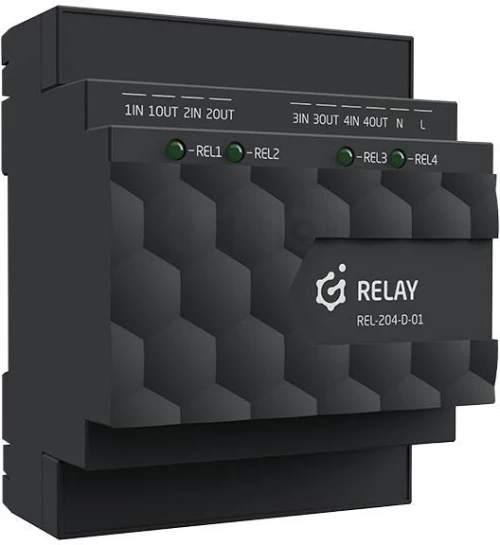 GRENTON RELAY OUTPUT MODULE (4 OUTPUT) GRENTON / DIN RAIL MOUNTING / TF-BUS