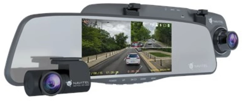 Navitel | Smart rearview mirror equipped with a DVR | MR255NV | IPS display 5'' 960x480 | Maps included