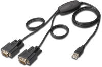 Digitus USB 2.0 to 2x RS232 Cable