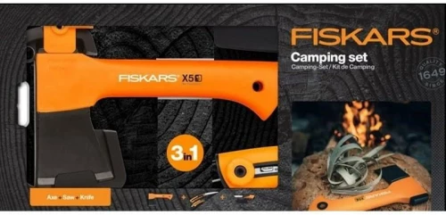 FISKARS AXE HATCHET X5 - XXS + KNIFE + SAW