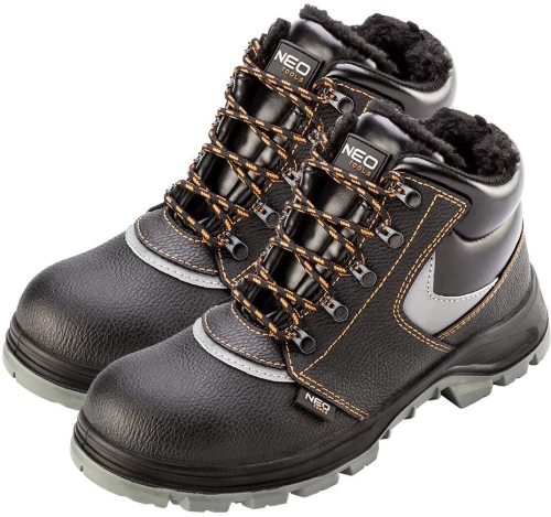 Work ankle boots padded S3 SRC, steel toe cap and insole, size 44