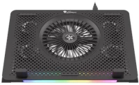 Genesis Oxid 450 RGB 15.6" Laptop Cooling Stand with Fan, Backlight, 2 USB