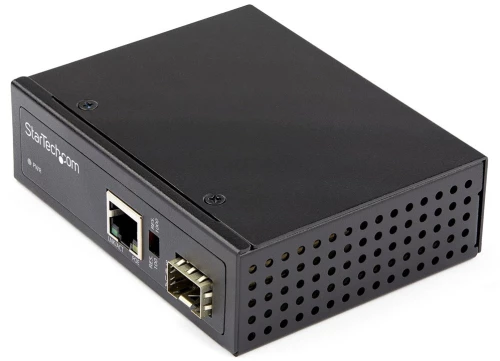 60 WATT POE+ FIBER TO/ETHERNET MEDIA CONVERTER