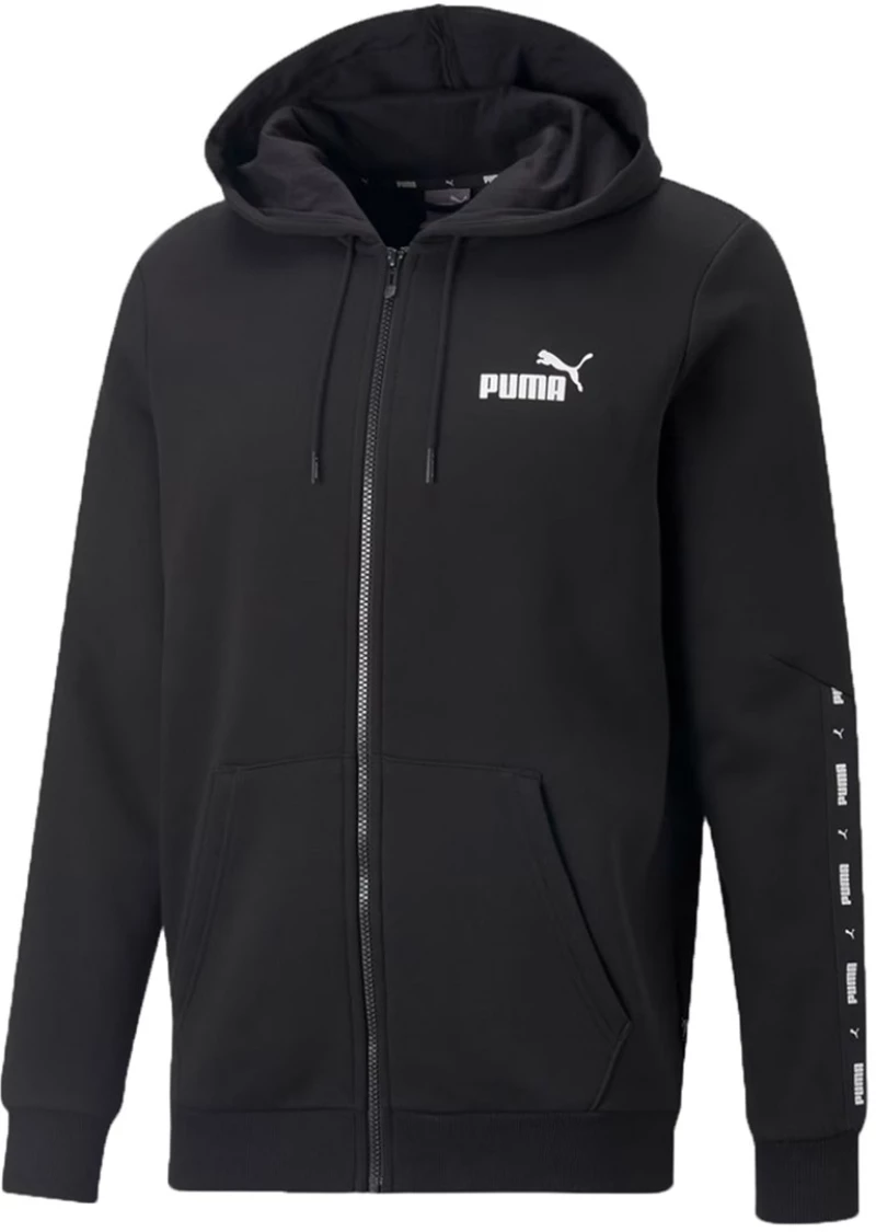 Puma ESS+ Tape Full-Zip Hoodie FL black 670270 01