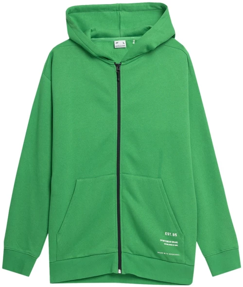 Men's sweatshirt 4F green 4FSS23TSWSM236 41S