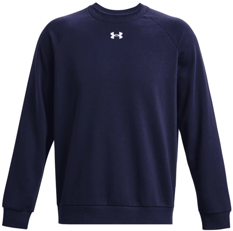 Under Armour Rival Fleece Crew Men's Sweatshirt navy blue 1379755 410 S
