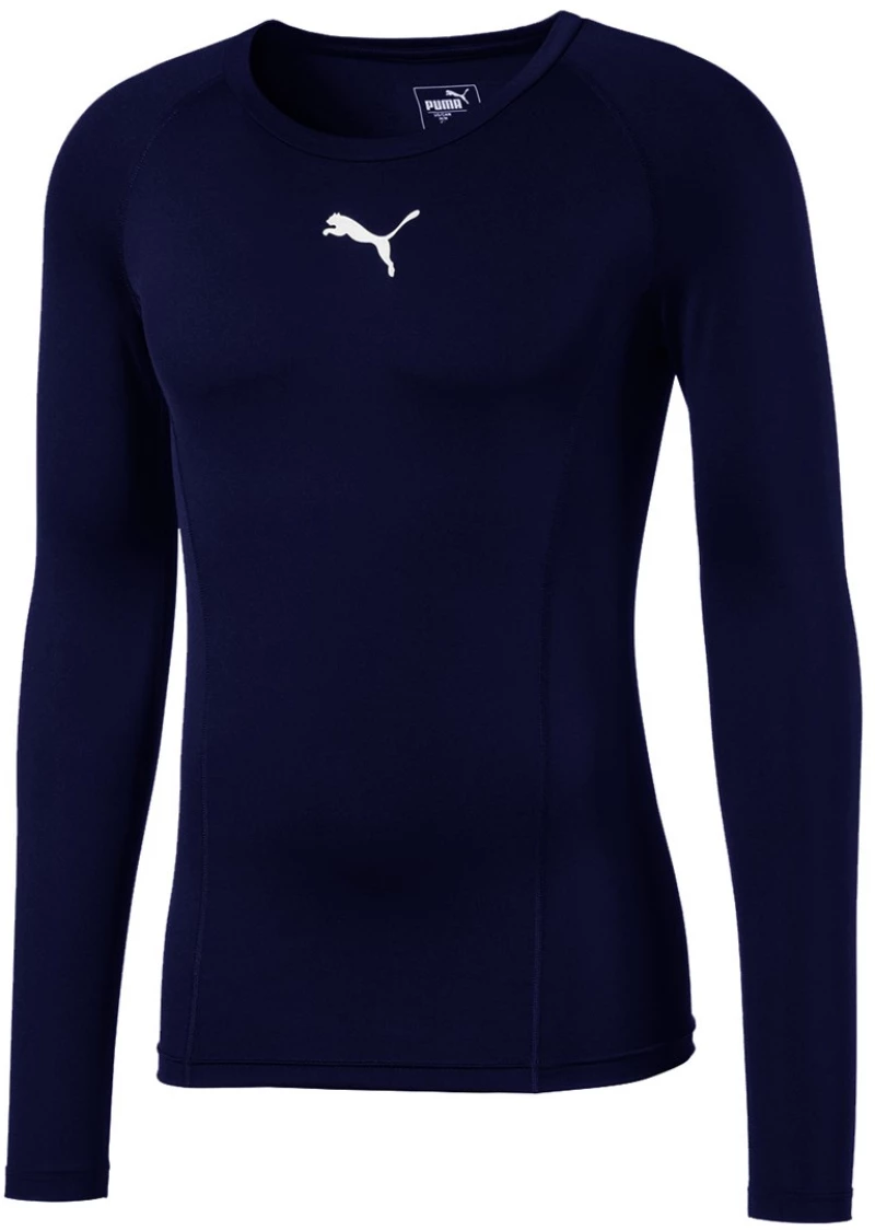 Puma LIGA Baselayer LS Men's T-Shirt navy blue 655920 20 M