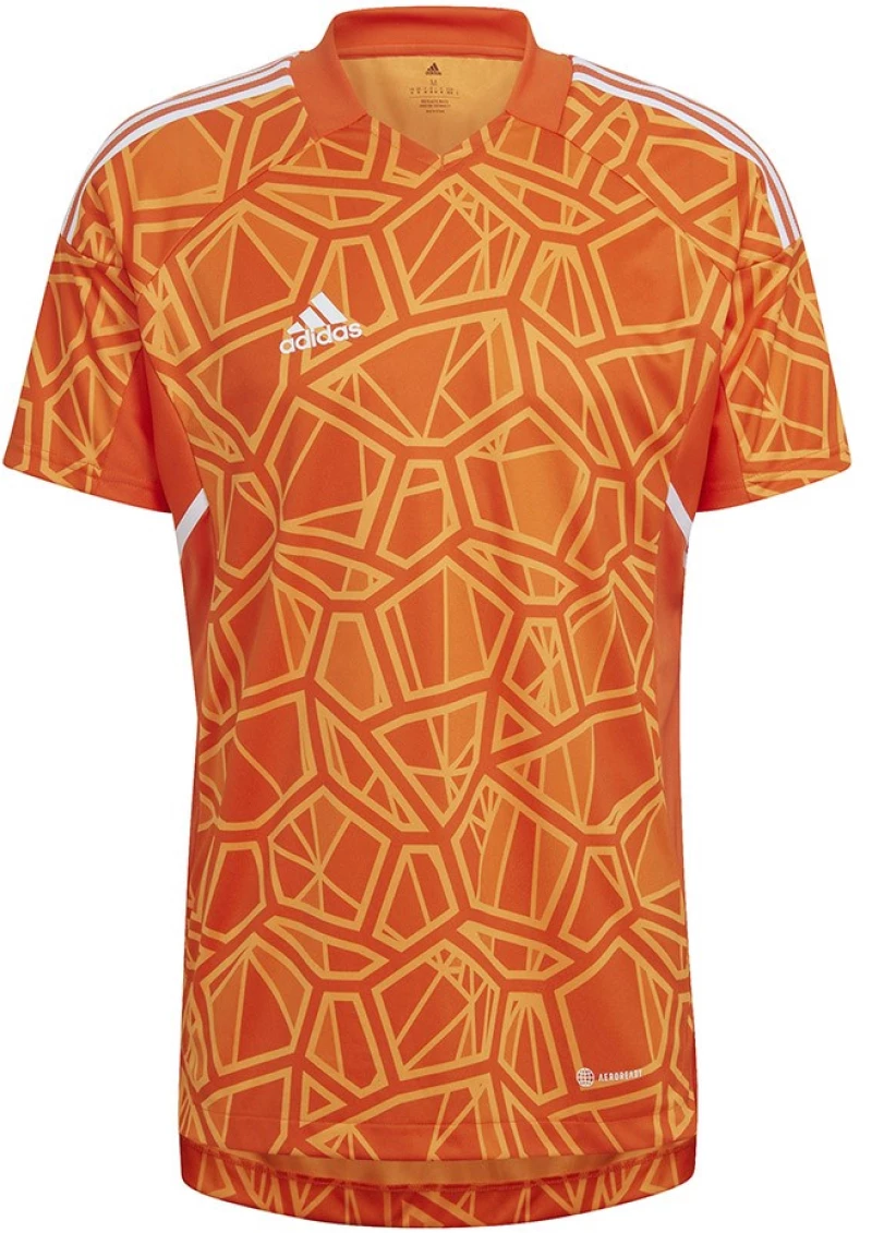 Men's Condivo 22 Goalkeeper Jersey Short Sleeve Orange HB1621