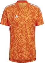 Men's Condivo 22 Goalkeeper Jersey Short Sleeve Orange HB1621