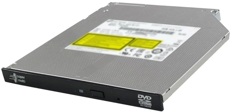 Hitachi-LG GUD1N optical disc drive Internal DVD Super Multi DL Black, Stainless steel