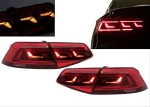 Πισινά Φανάρια Set Για VW Passat B8 3G (2015-2019) Limousine Sequential Dynamic Φλας B8.5 Design Red/Crystal