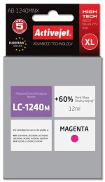 Activejet AB-1240MNX ink (replacement for Brother LC1220Bk/LC1240Bk Supreme 12 ml magenta)