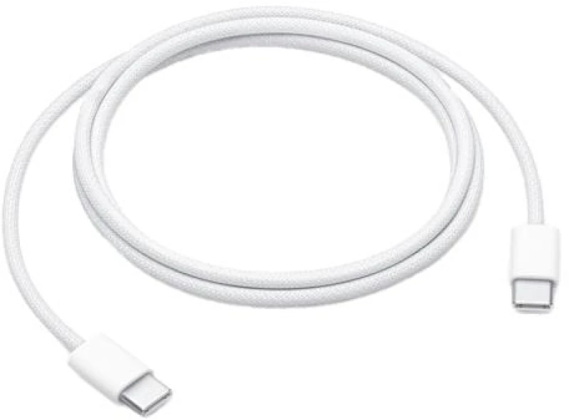 Καλώδιο Apple Braided MQKJ3 USB C σε USB C 1m Λευκό (Ασυσκεύαστο)
