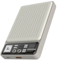 Ασύρματος Φορτιστής Ανάγκης Devia S28 Magnetic 22.5W 10000mAh Extreme Speed Ivory