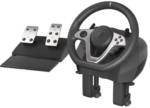 GENESIS SEABORG 400 Steering wheel + Pedals Nintendo Switch,PC,PlayStation 4,Playstation 3,Xbox 360,Xbox One USB Black