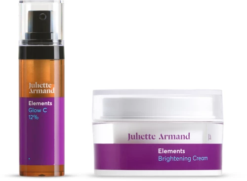 JULIETTE ARMAND GLOW C 12% 10ml + BRIGHTENING CREAM 50ml