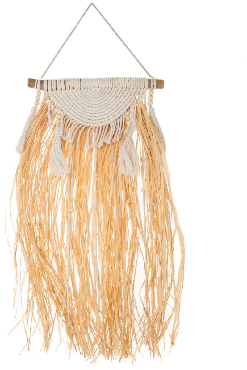 BOHO ΜΑΚΡΑΜΕ ΤΟΙΧΟΥ ΜΕ RAFFIA 30Χ60 80ΕΚ