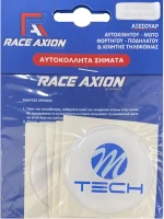 MTECH ΑΥΤΟΚΟΛΛΗΤΑ ΖΑΝΤΩΝ 7,2 cm ΛΕΥΚΟ/ΜΠΛΕ ΣΜΑΛΤΟΥ - 4 ΤΕΜ.