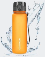 UZSPACE Tritan BPA Free Sport Water Bottle 500ml Plastic - 3026-ORANGE