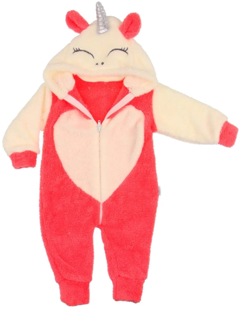 Παιδική Πιτζάμα Ολόσωμη Fleece Unicor W5141 - ΚΟΡΑΛΙ