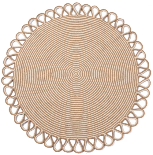 Χαλί γιούτα 1911 (200cm) beige - -