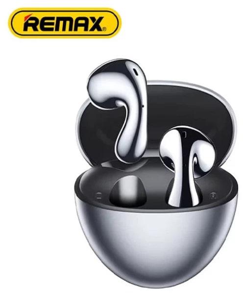 Earbud Bluetooth Handsfree Ακουστικά με Θήκη Φόρτισης Γκρι Remax W17 PRO