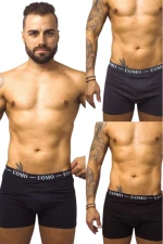Ανδρικά Boxer Black/Anthracite/Navy 3Pack 1012 - ΠΟΛΥΧΡΩΜΟ