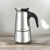 Καφετιέρα 300 mL για Espresso από Ανωξείδωτο Ατσάλι - Hoomei HM-5708-6T