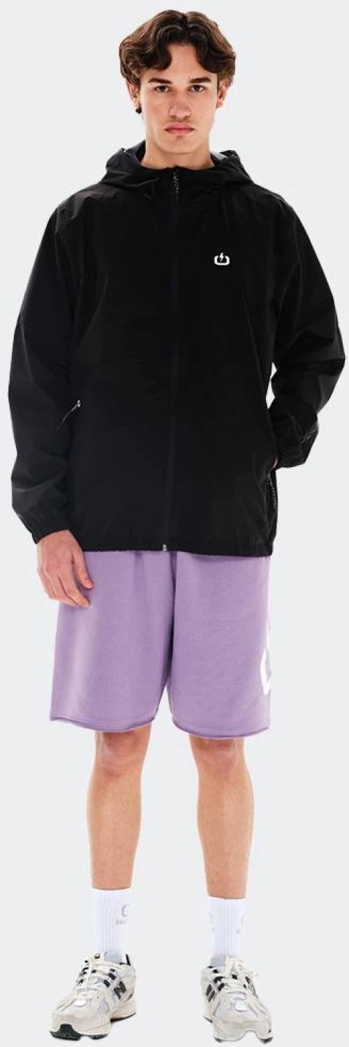 EMERSON Men's Lightweight Hooded Jacket - 241.EM10.12-BLACK