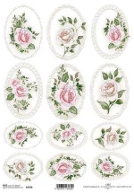 443438 ΡΙΖΟΧΑΡΤΟ "PINK ROSES" 21X29ΕΚ. (ITD-R1326) ΠΑΚ