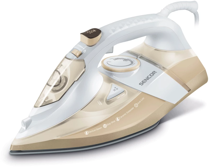 Ατμοσίδερο Sencor SSI 8310GD 3200 W με Κεραμική Πλακα Gold