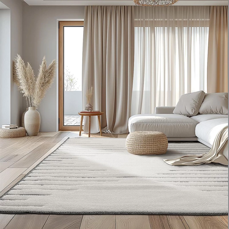 470311 ΧΑΛΙ COZY ART 9637 ΕΚΡΟΥ 160X230 BEAUTY HOME
