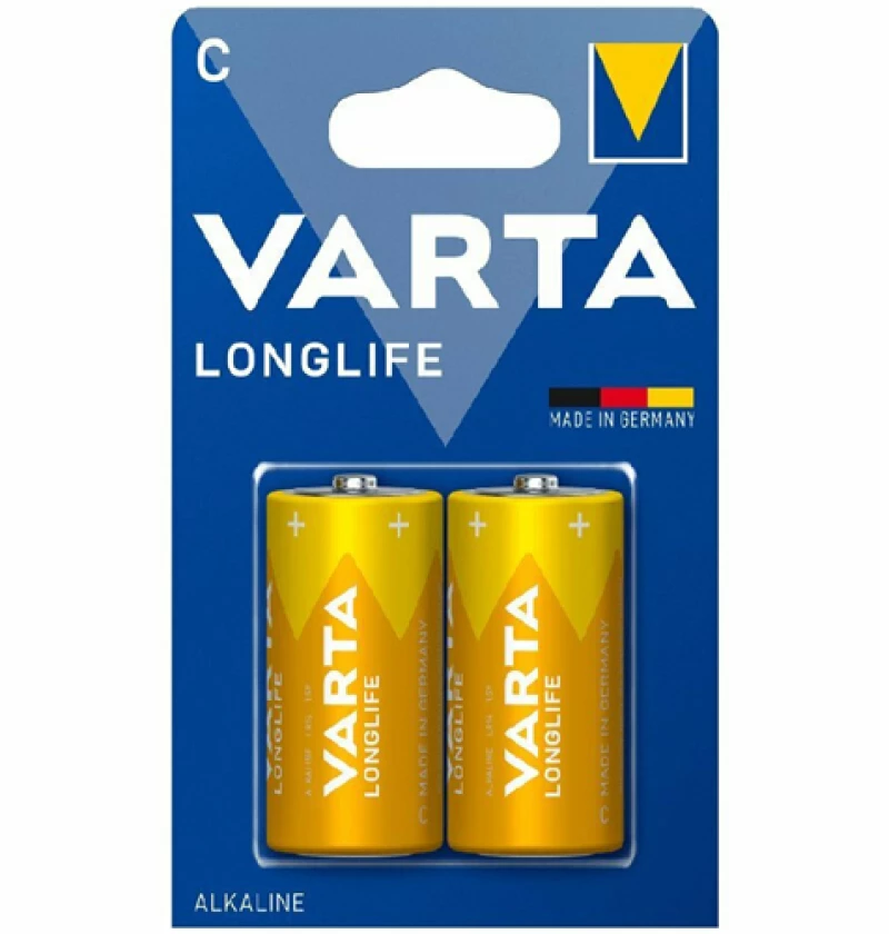 Varta LongLife Lr14 4114 Αλκαλικές Μπαταρίες C 1.5V 2τμχ