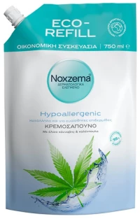Noxzema Hypoallergenic Refill Κρεμοσάπουνο Ανταλλακτικό 750ml