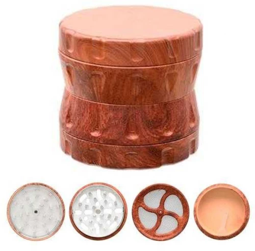 Atomic Grinder Τρίφτης Ξύλινος 63mm Καφέ Σκούρο - 4 Parts
