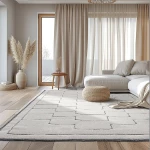 470308 ΠΑΤΑΚΙ COZY ART 9636 67X220 ΕΚΡΟΥ BEAUTY HOME