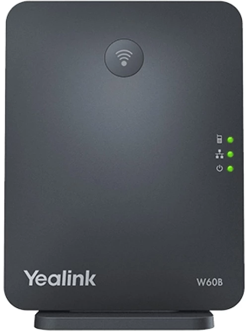 IP PHONE YEALINK W60B BASE UNIT STATION /w PSU (up to 8 x W53H)