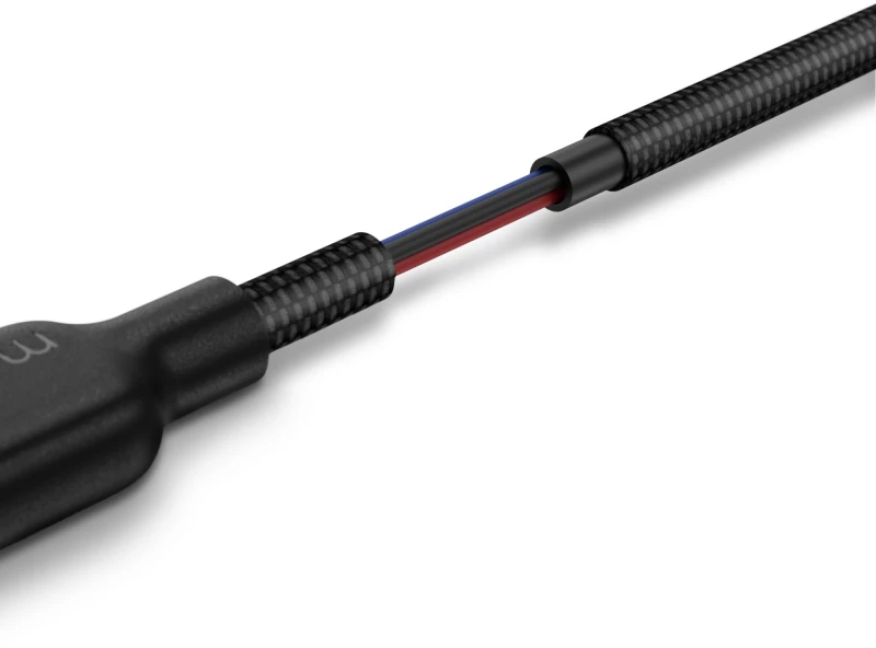Mophie Charge Stream Καλώδιο φόρτισης Lightning to USB-C 1 μέτρο – μαύρο braided