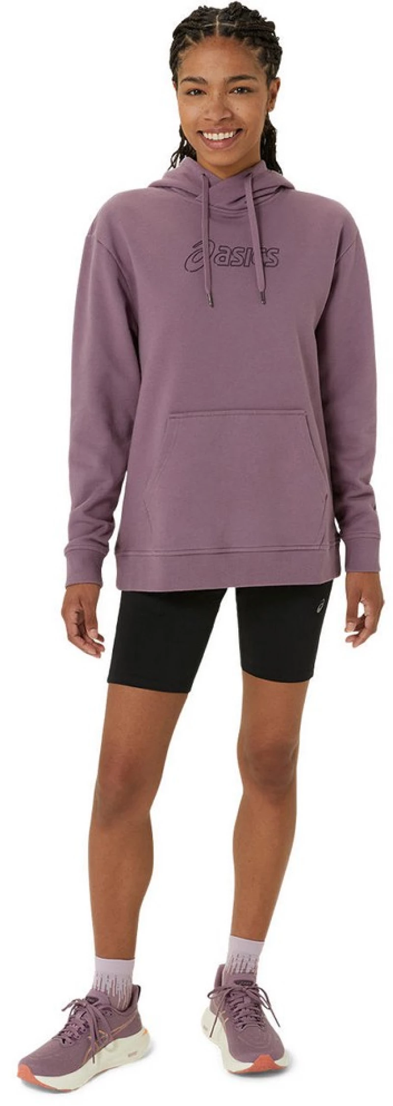 ASICS ASICS LOGO OTH HOODIE Μπλούζα 2032C845-501W ASICS ΜΩΒ