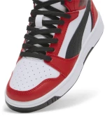 PUMA Rebound V6 Mid Jr 393831-03 PUMA Λευκό