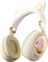 Kiddoboo Delulu Bluetooth Headphones Gold