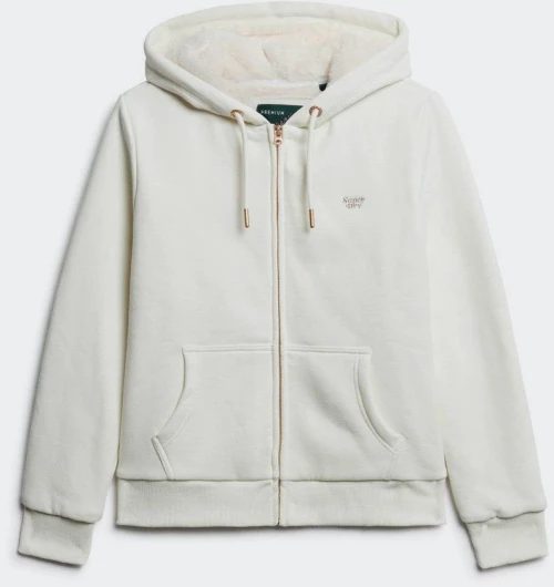 SUPERDRY  ESSENTIAL BORG LINED ZIP HOOD  - W2012182A-71D