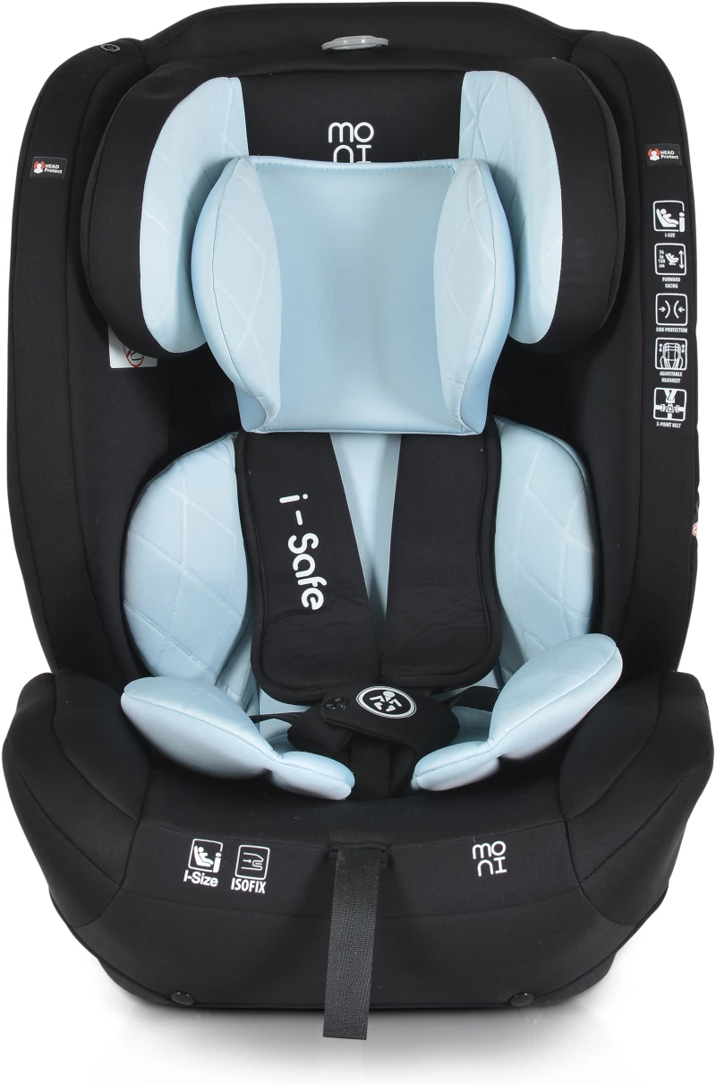 Moni Isafe Καθισματάκι Αυτοκινήτου i-Size 9-36 kg με Isofix Blue